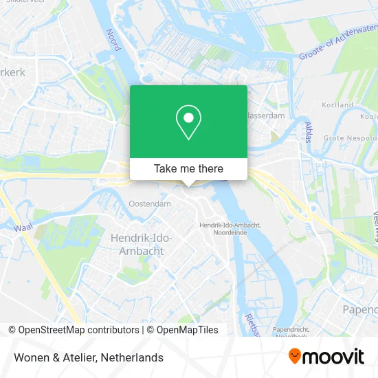 Wonen & Atelier map
