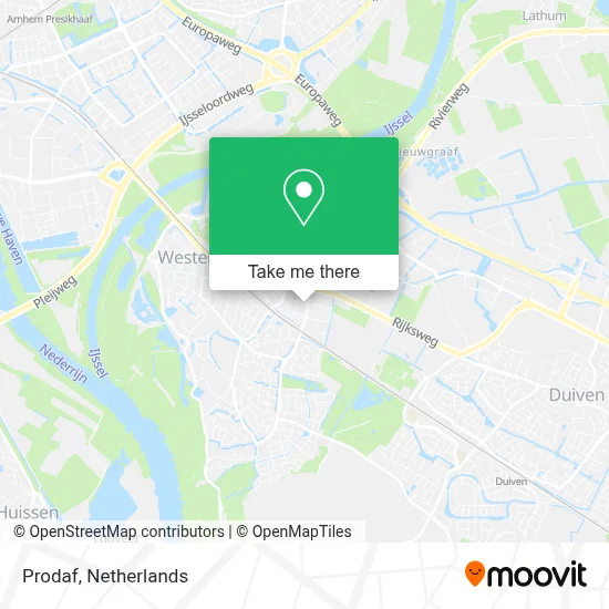 Prodaf map