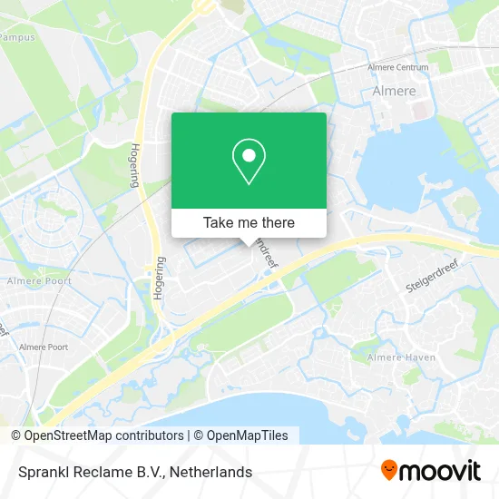 Sprankl Reclame B.V. map