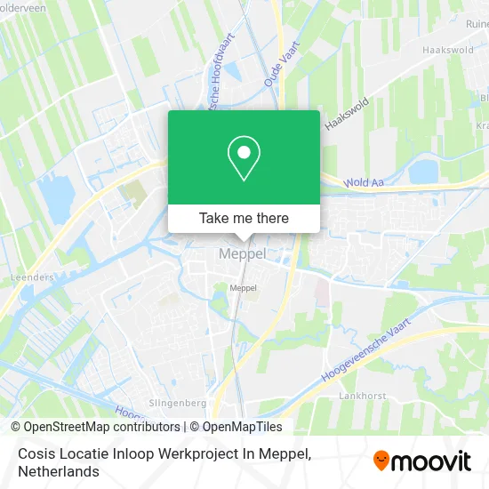 Cosis Locatie Inloop Werkproject In Meppel Karte