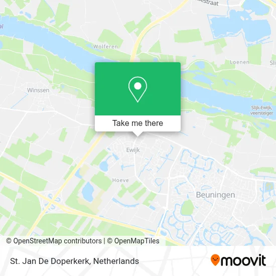 St. Jan De Doperkerk map