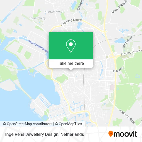Inge Rens Jewellery Design map