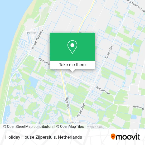 Holiday House Zijpersluis map
