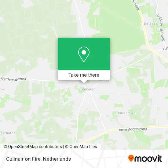 Culinair on Fire map