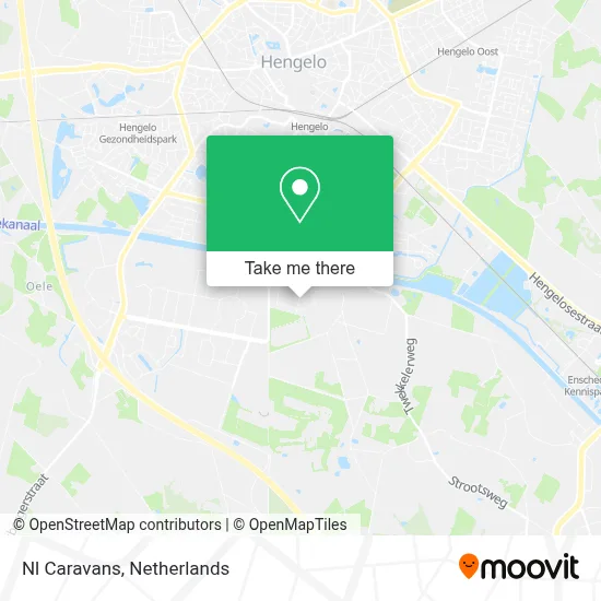 Nl Caravans map