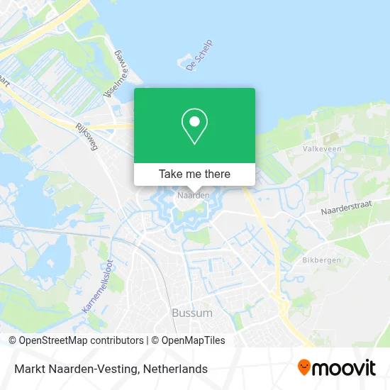 Markt Naarden-Vesting map