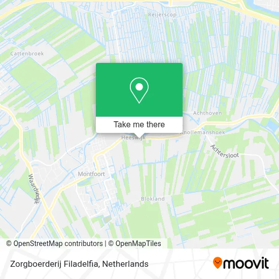 Zorgboerderij Filadelfia map