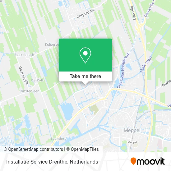 Installatie Service Drenthe map