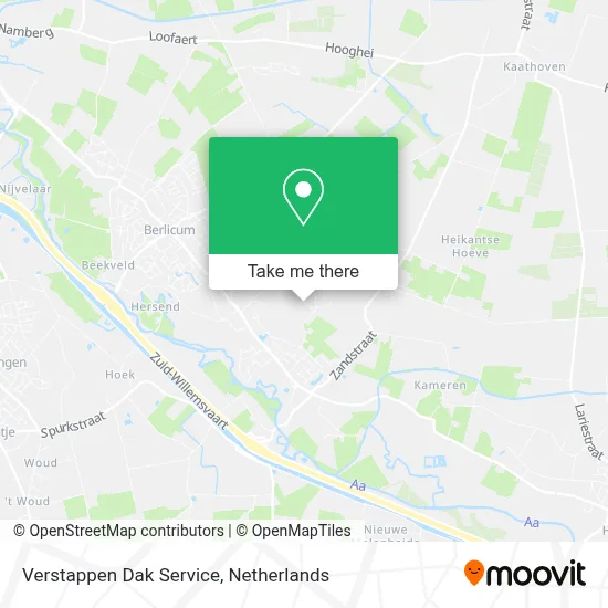 Verstappen Dak Service map