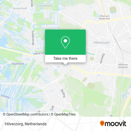Hilverzorg map