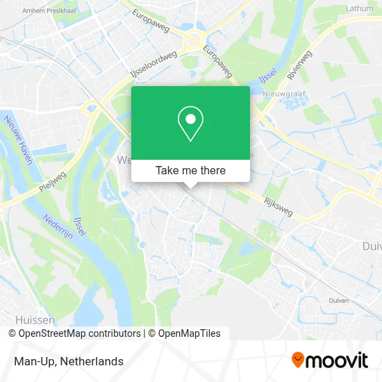 Man-Up map
