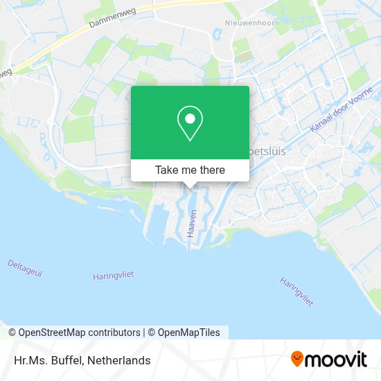 Hr.Ms. Buffel Karte