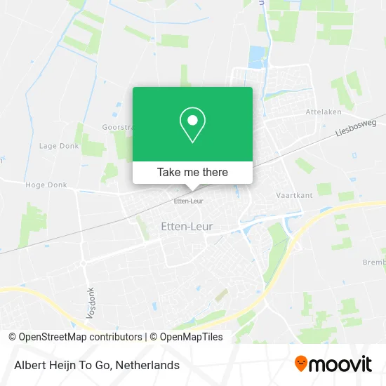 Albert Heijn To Go map