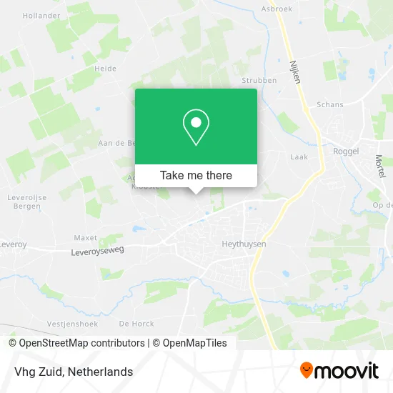 Vhg Zuid map