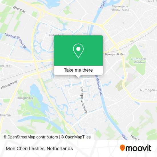 Mon Cheri Lashes map