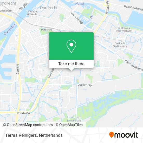 Terras Reinigers map