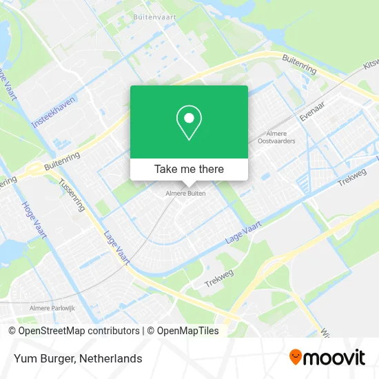 Yum Burger map