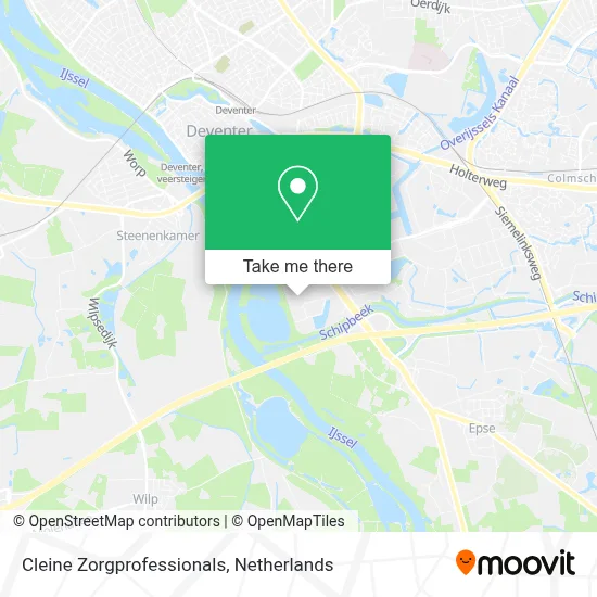 Cleine Zorgprofessionals Karte