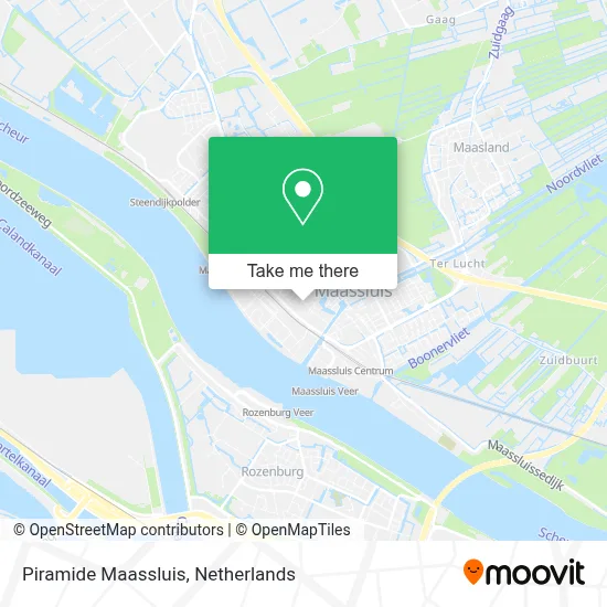 Piramide Maassluis map