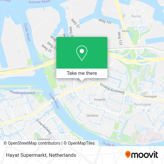 Hayat Supermarkt map