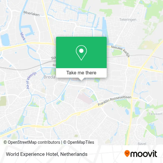 World Experience Hotel map