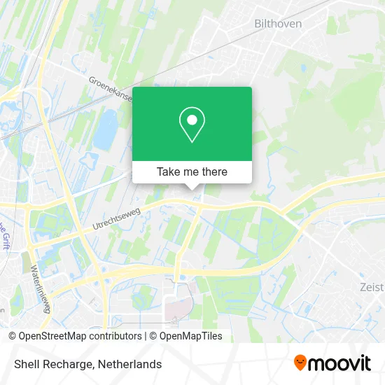 Shell Recharge map