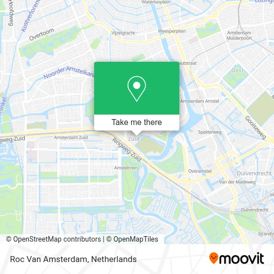 Roc Van Amsterdam map