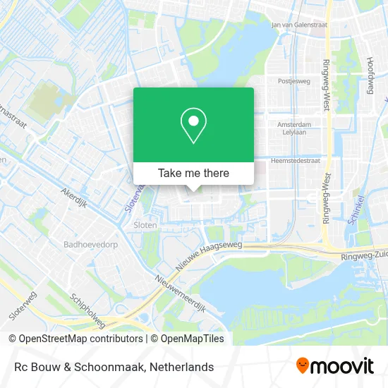 Rc Bouw & Schoonmaak map