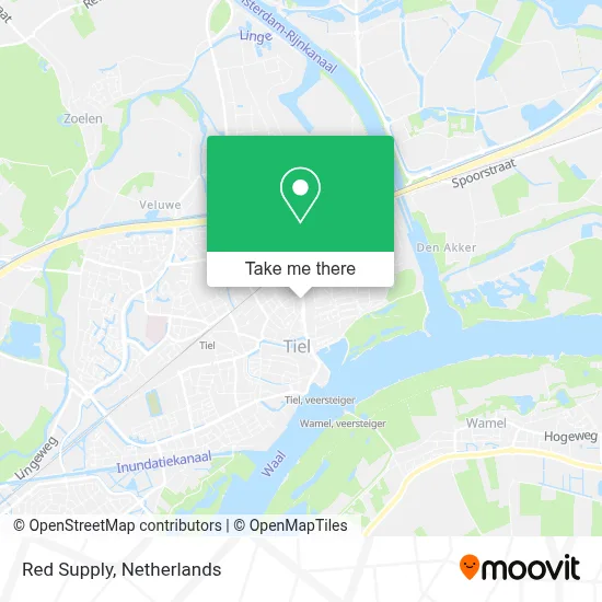 Red Supply map