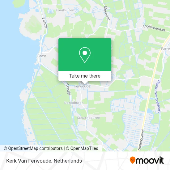 Kerk Van Ferwoude map
