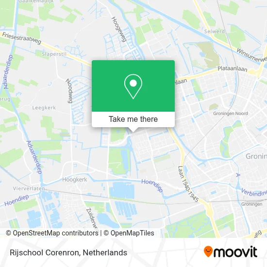 Rijschool Corenron map