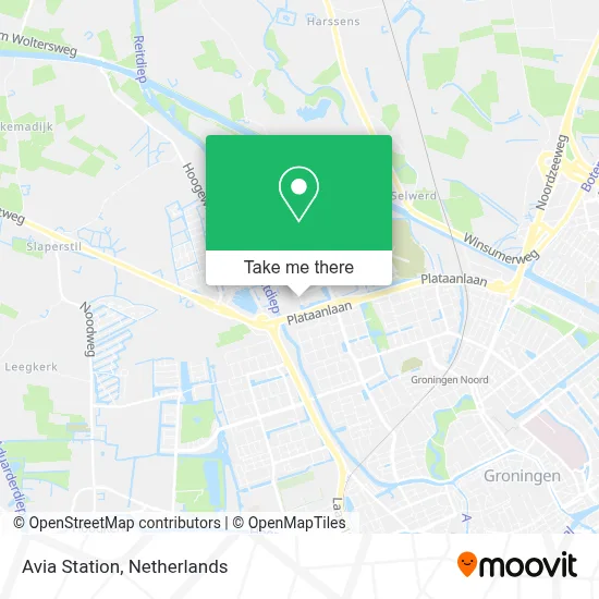 Avia Station map