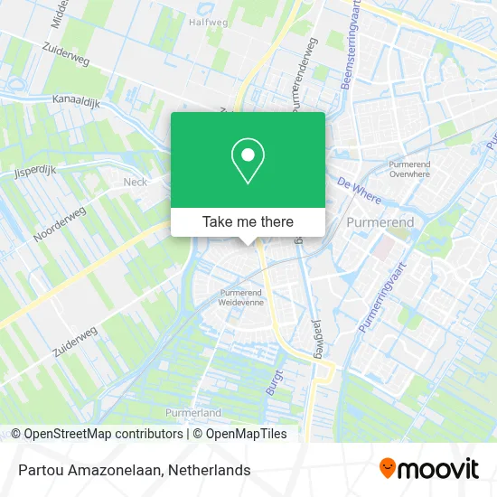 Partou Amazonelaan map