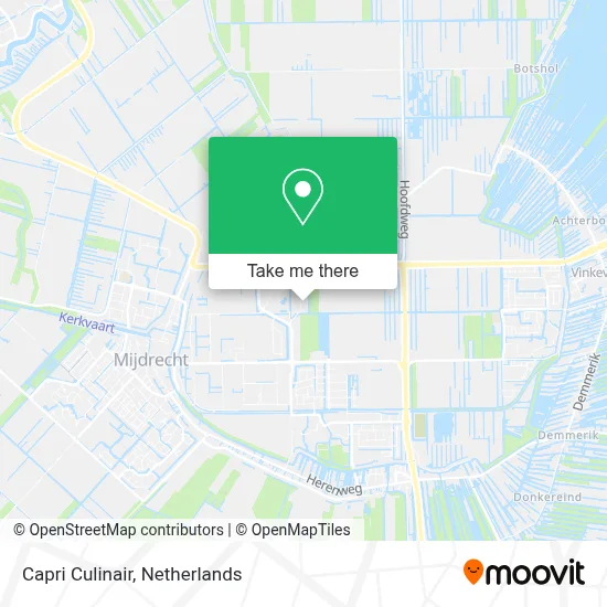 Capri Culinair map