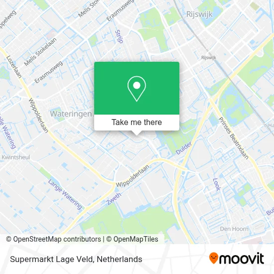 Supermarkt Lage Veld map