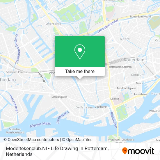 Modeltekenclub.Nl - Life Drawing In Rotterdam map