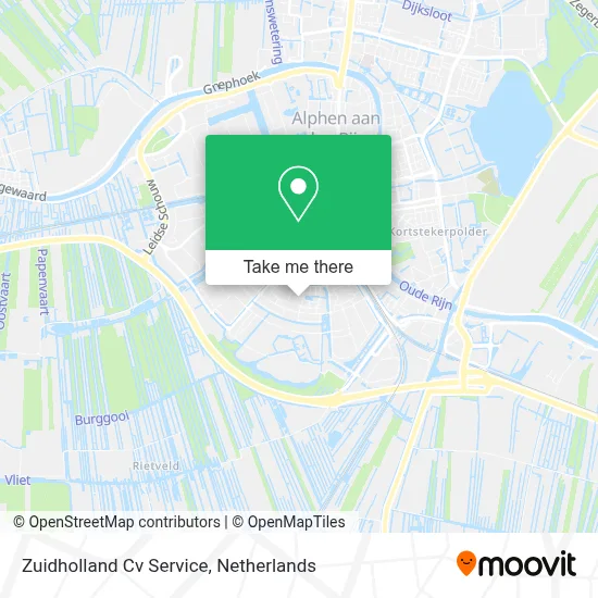 Zuidholland Cv Service map
