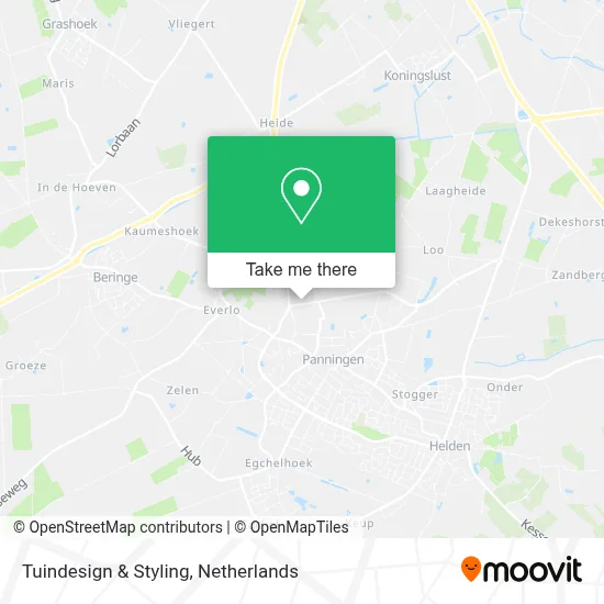 Tuindesign & Styling map