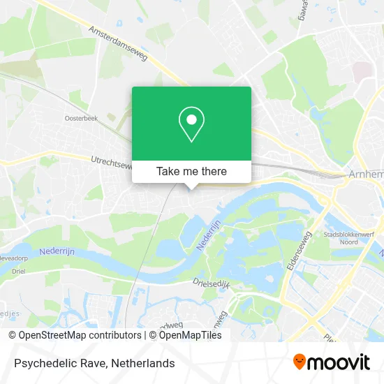 Psychedelic Rave map