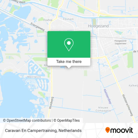 Caravan En Campertraining map