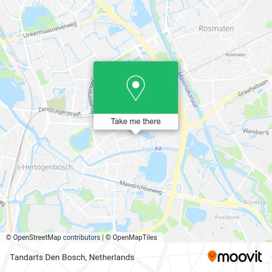 Tandarts Den Bosch map