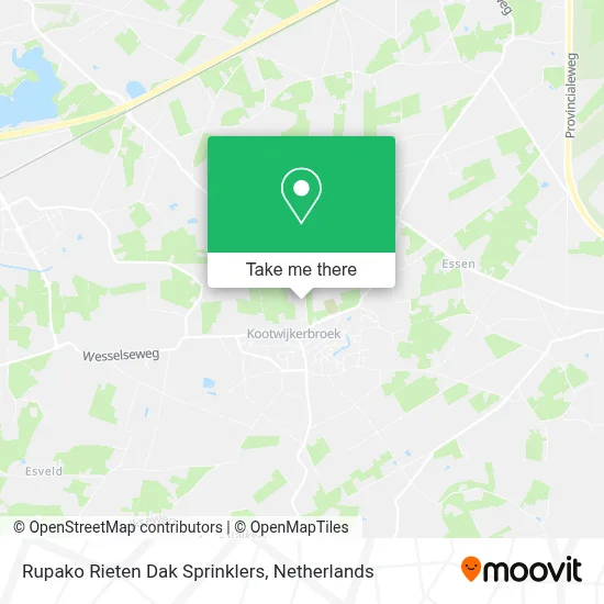 Rupako Rieten Dak Sprinklers map
