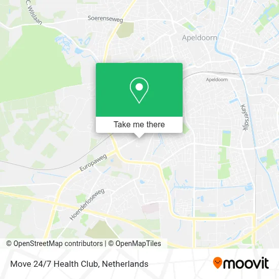 Move 24/7 Health Club map