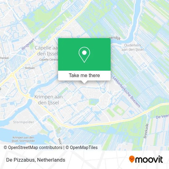 De Pizzabus Karte