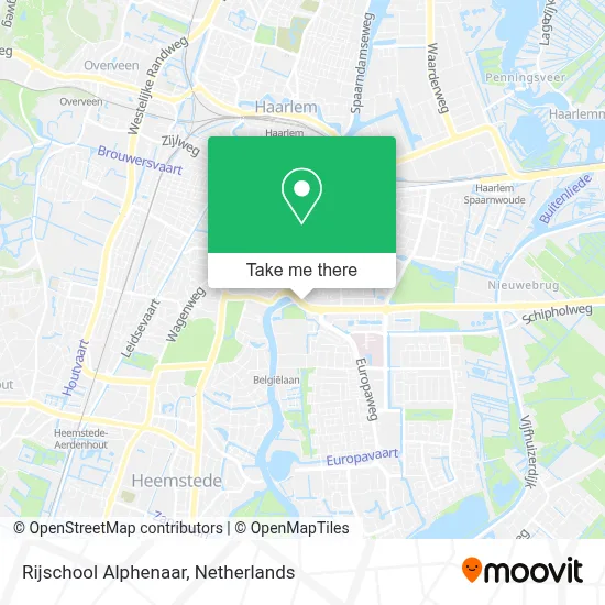 Rijschool Alphenaar Karte