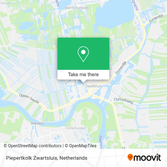 Piepertkolk Zwartsluis map