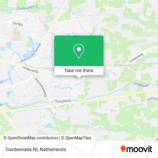 Gardennails.Nl map