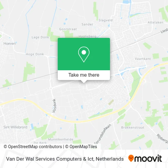 Van Der Wal Services Computers & Ict map