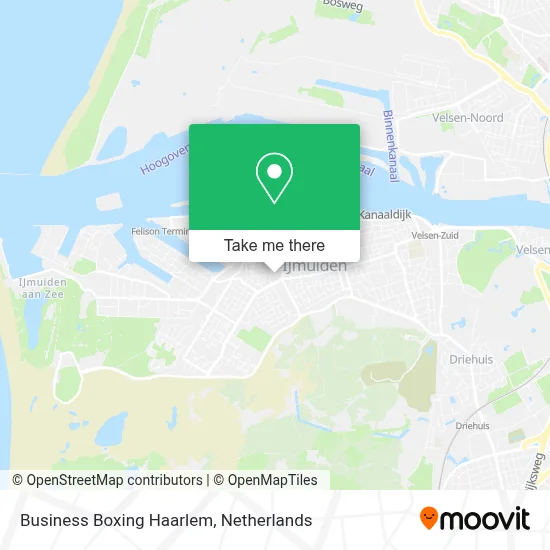 Business Boxing Haarlem map