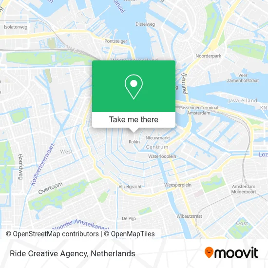 Ride Creative Agency map